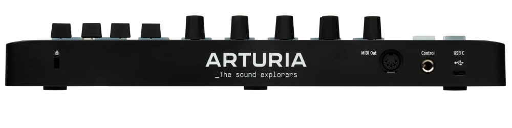 Arturia Minilab Mk3 Compact Midi Keyboard and Pad Controller - Deep Black