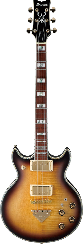 Ibanez AR420 electric guitar in Violin Sunburst finish, showing the body, neck, and pickups on a plain background.