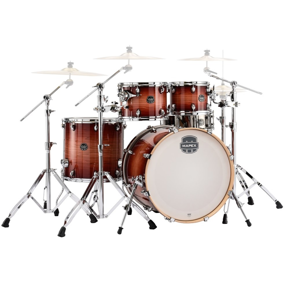 Mapex Armory Series AR529S 22/10/12/16+14S 5pc Drum Shell Pack - Redwood Burst