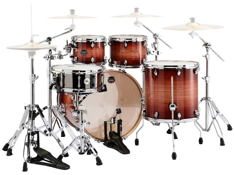 Mapex Armory Series AR529S 22/10/12/16+14S 5pc Drum Shell Pack - Redwood Burst