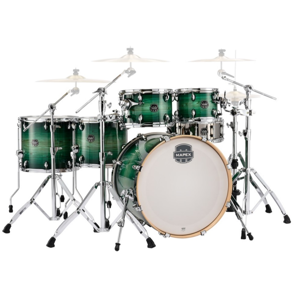 Mapex Armory Series AR628SFU 22/10/12/14/16+14S 6pc Drum Shell Pack - Emerald Burst