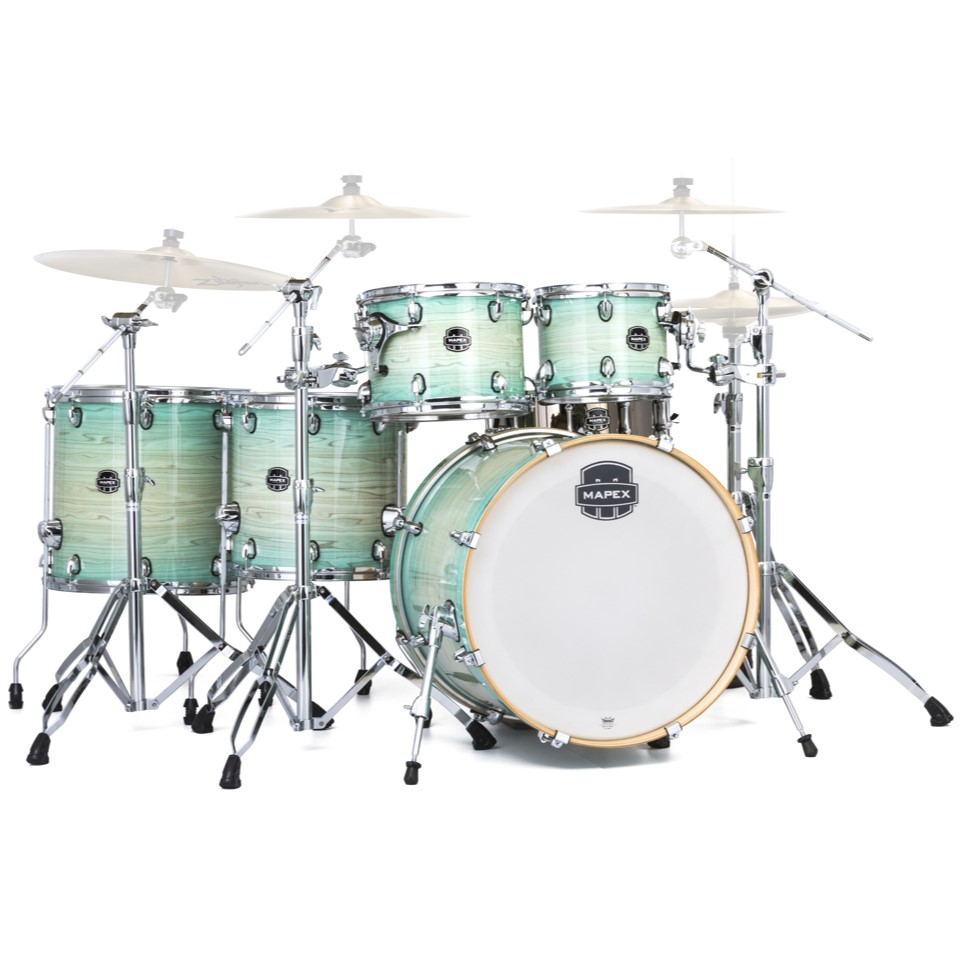 Mapex Armory Series AR628SFU 22/10/12/14/16+14S 6pc Drum Shell Pack - Ultramarine