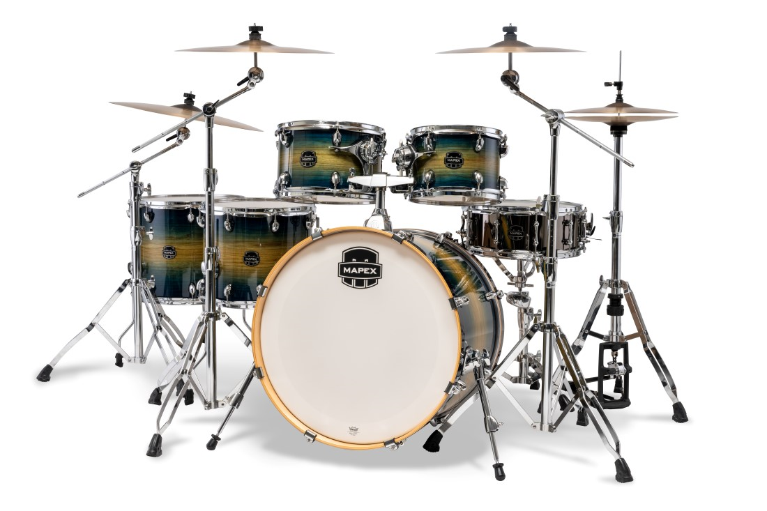 Mapex Armory 6pce Fast 22 Shell Pack  -  Rainforest Burst