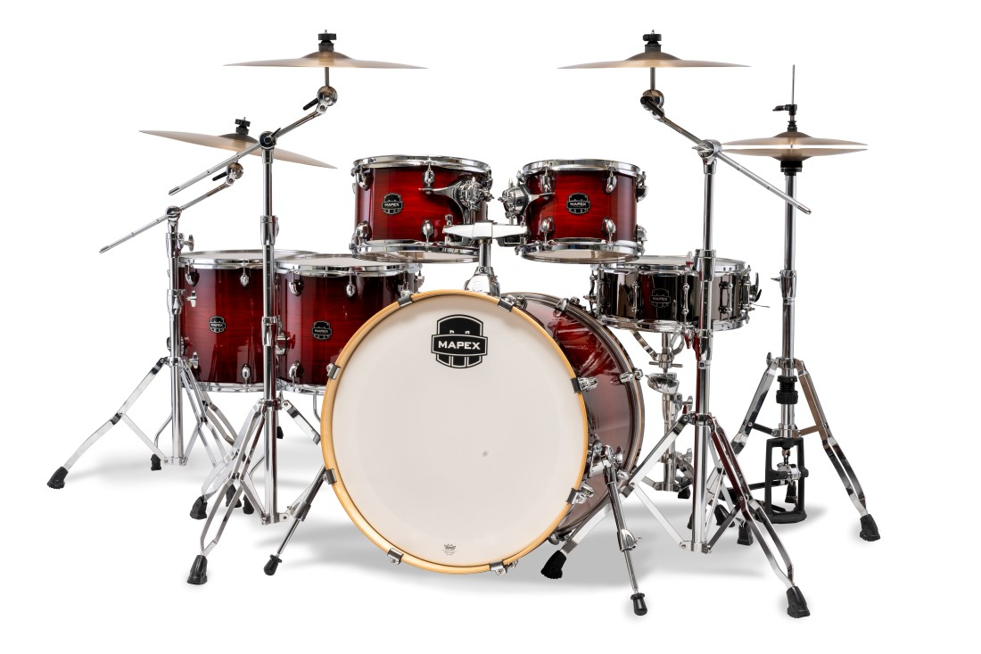 Mapex Armory 6Pce Fast 22" Shell Pack  -  Red Onyx