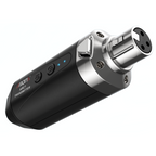 Aroma ARC1 wireless microphone system with two handheld microphones and receiver, 5.8GHz wireless technology, black design.