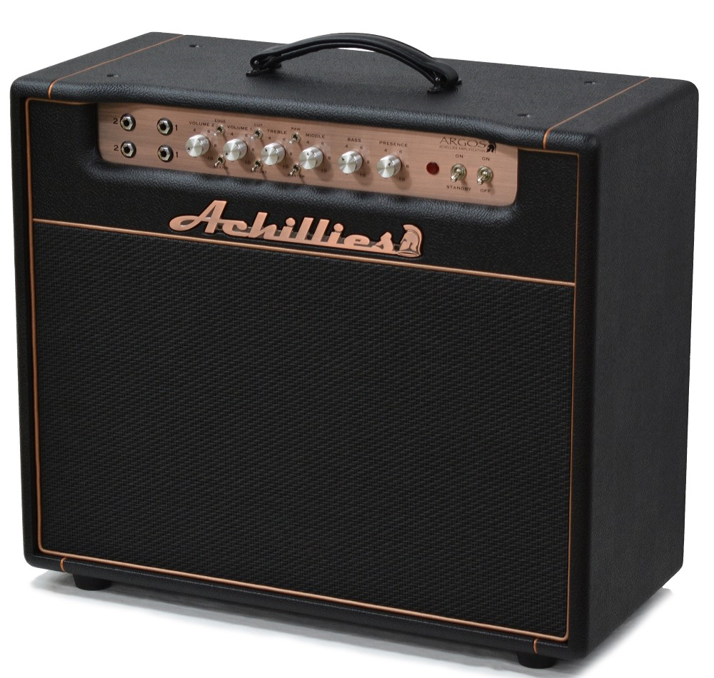 Achillies Argos 1x12 40W Tube Guitar Combo Amplifier with Celestion Creamback - Black Bronco Tolex