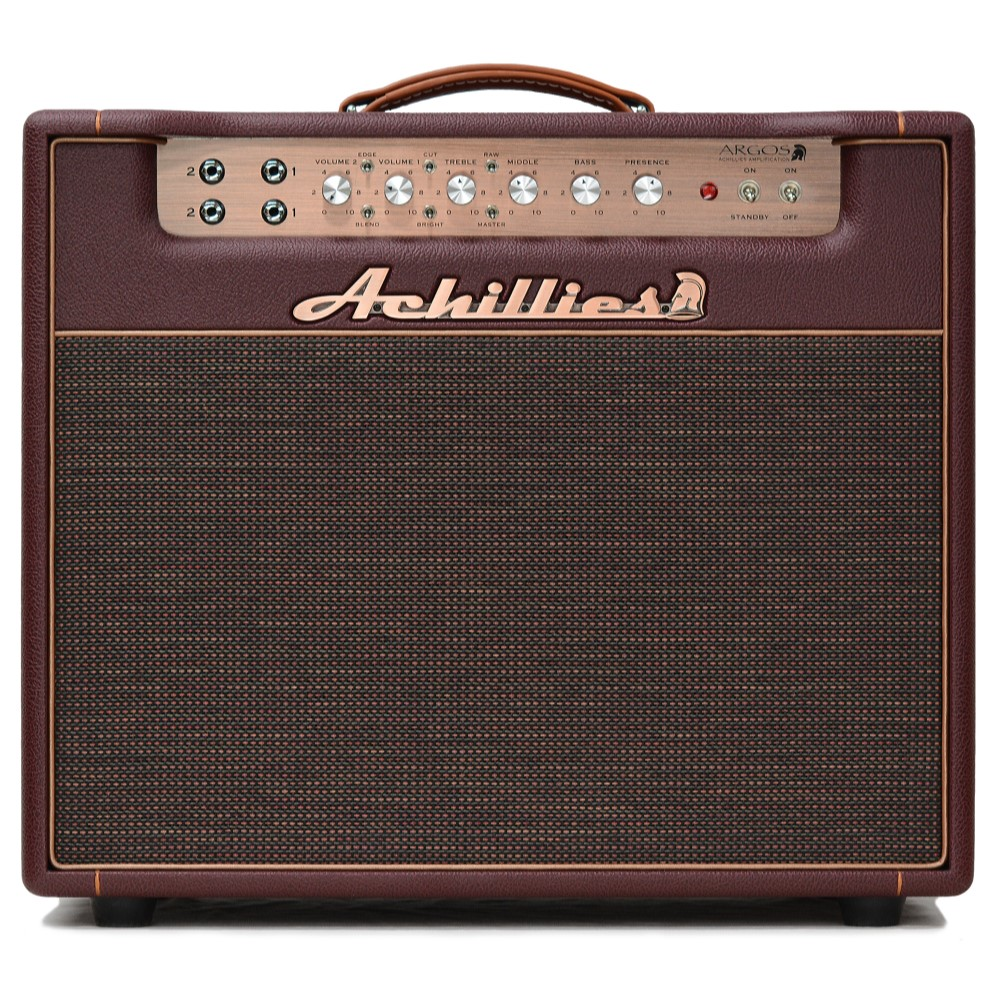 Achillies Argos 1x12 40W Tube Guitar Combo Amplifier with Jensen Speaker - Cabernet Bronco Tolex