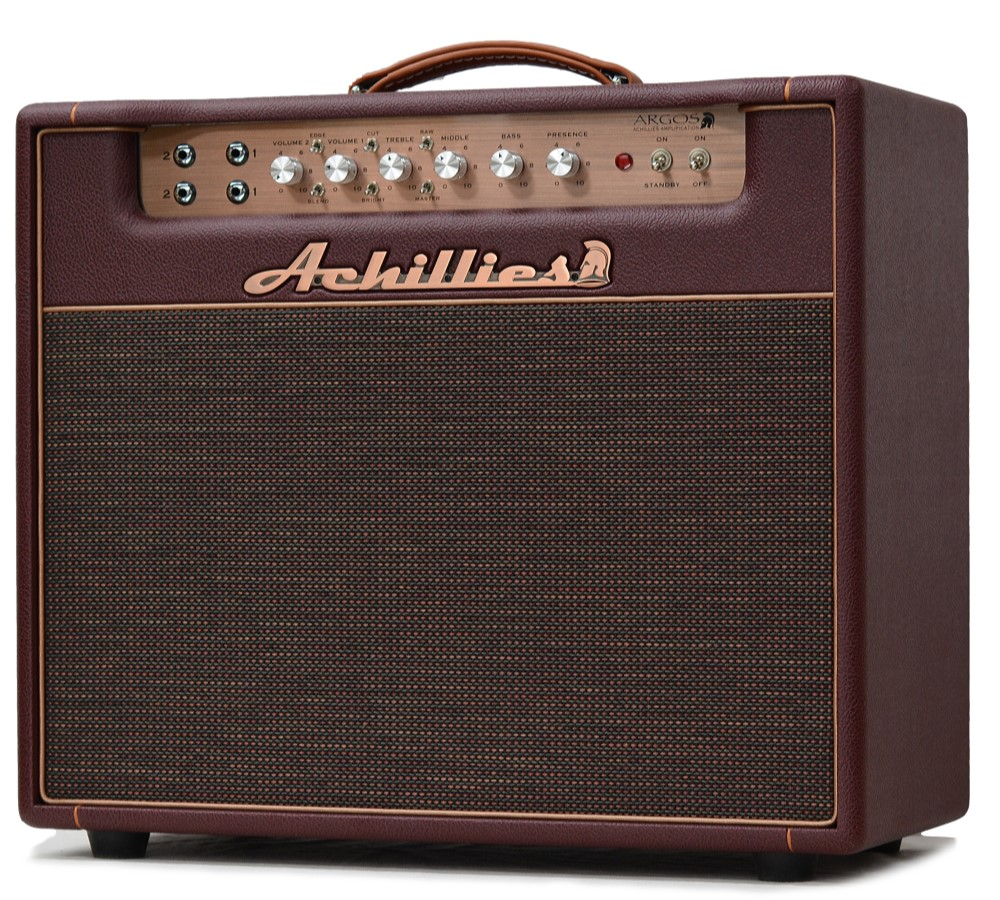 Achillies Argos 1x12 40W Tube Guitar Combo Amplifier with Jensen Speaker - Cabernet Bronco Tolex
