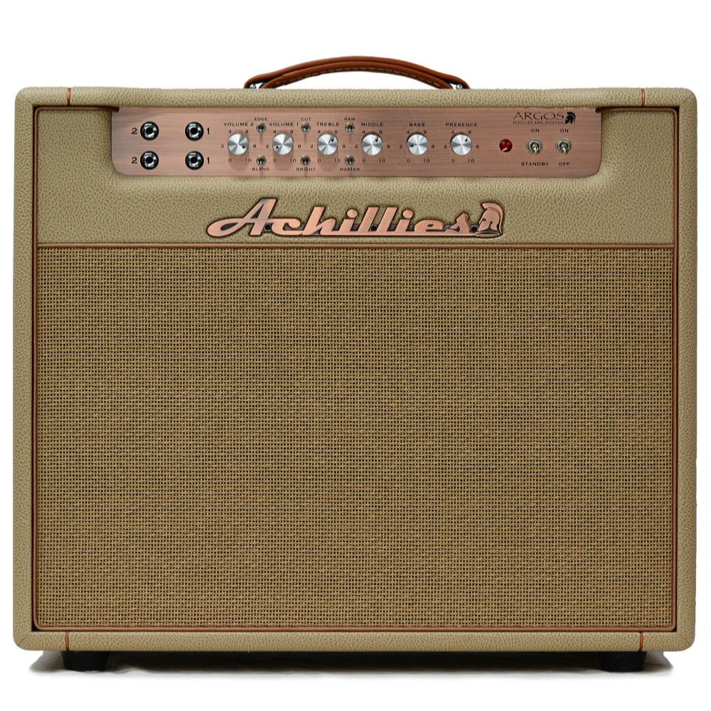 Achillies Argos 1x12 40W Tube Guitar Combo Amplifier with Celestion Creamback - Tan Bronco Tolex