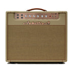 Achillies Argos 1x12 40W tube guitar combo amplifier with Celestion Creamback speaker in tan Bronco Tolex finish.