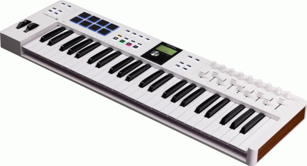 Arturia KeyLab Essential Mk3 49-Key Universal MIDI Controller - White