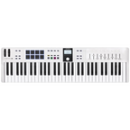 Arturia KeyLab Essential Mk3 61-Key Universal MIDI Controller - White
