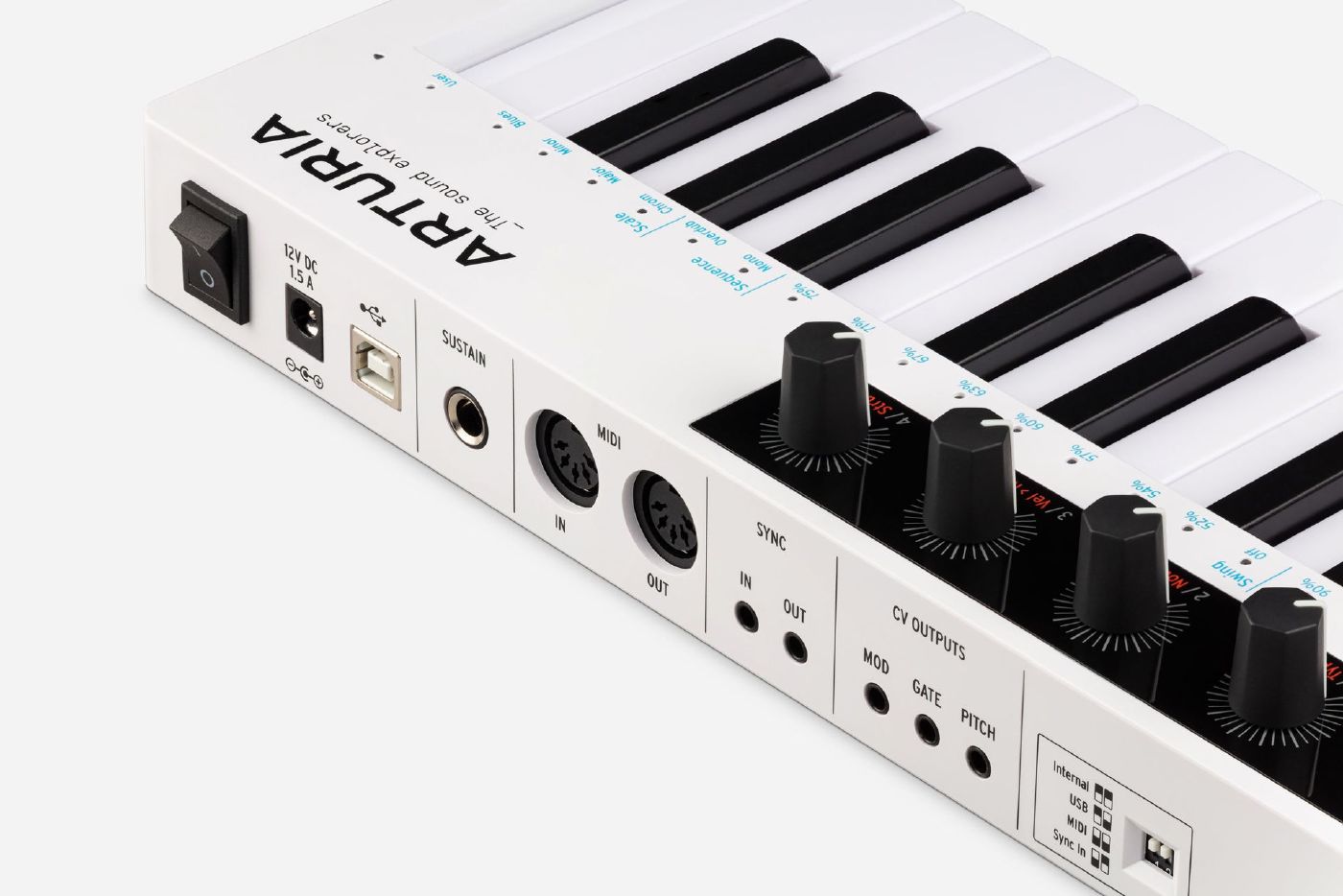 Arturia Keystep 37 Polyphonic Step Sequencer & Keyboard Controller - White