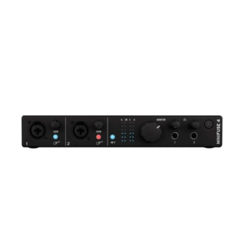 Arturia MiniFuse 4 4 In 4 Out USB Audio Interface in Black