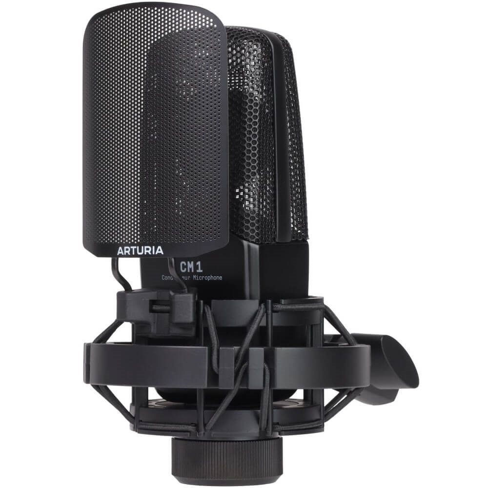 Arturia MiniFuse 2 Complete Recording Pack with Interface, Microphone, Headphones, and Cable - Black