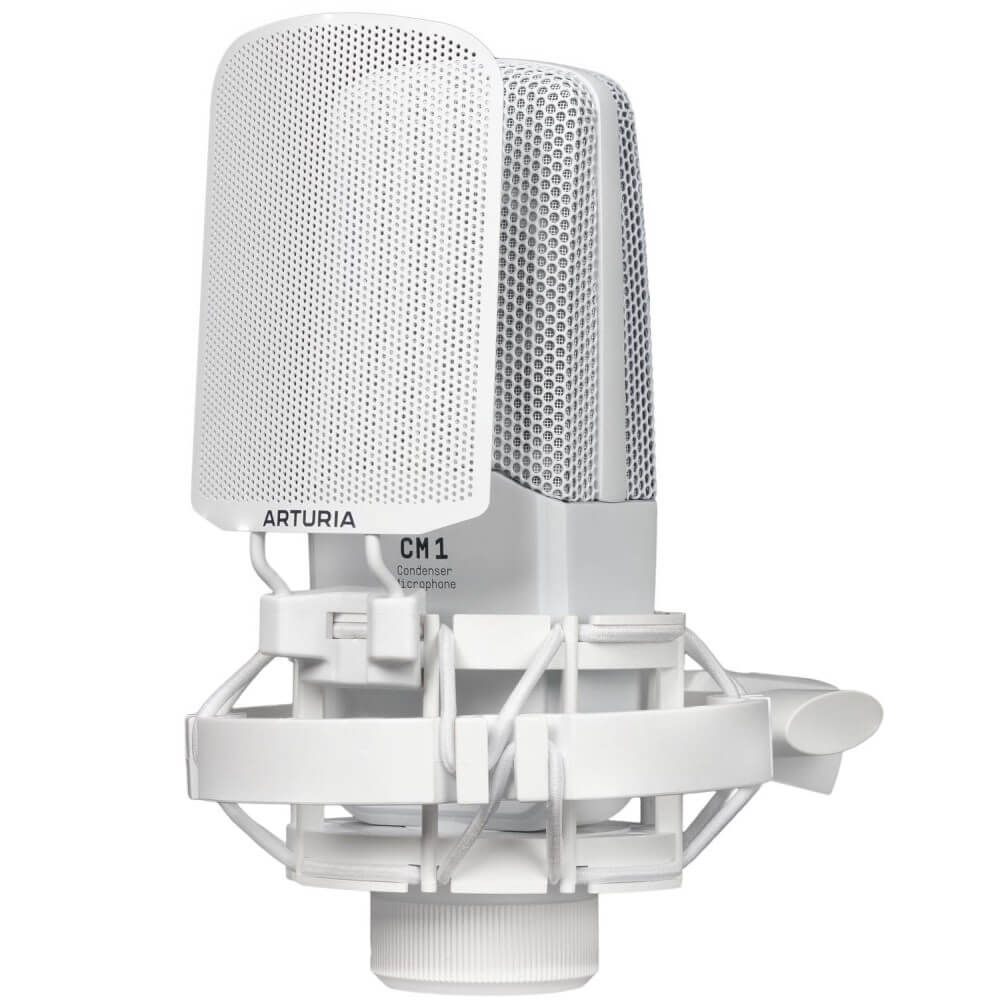 Arturia MiniFuse 2 Complete Recording Pack with Interface, Microphone, Headphones, and Cable - White