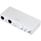 Arturia MiniFuse 2 Complete Recording Pack with Interface, Microphone, Headphones, and Cable - White