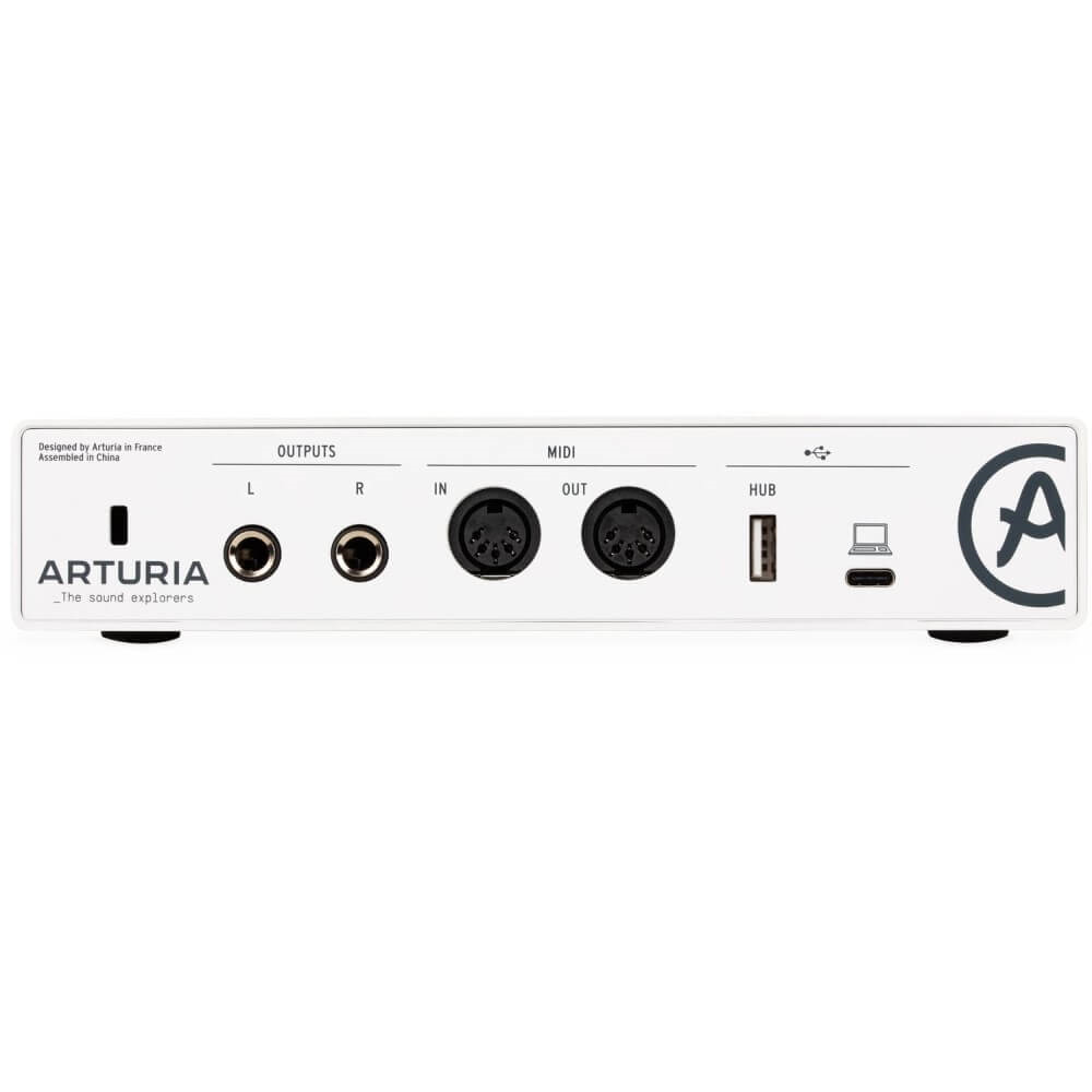 Arturia MiniFuse 2 Complete Recording Pack with Interface, Microphone, Headphones, and Cable - White