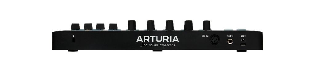 Arturia Minilab Mk3 Compact Midi Keyboard and Pad Controller - Black