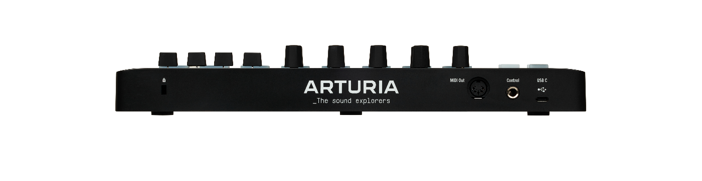 Arturia Minilab Mk3 Compact Midi Keyboard and Pad Controller - Black