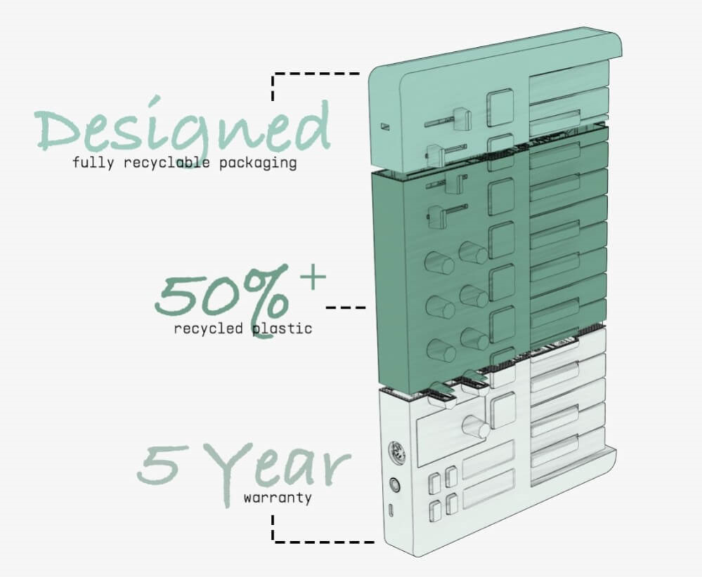 Arturia Minilab Mk3 Compact Midi Keyboard and Pad Controller - Deep Black