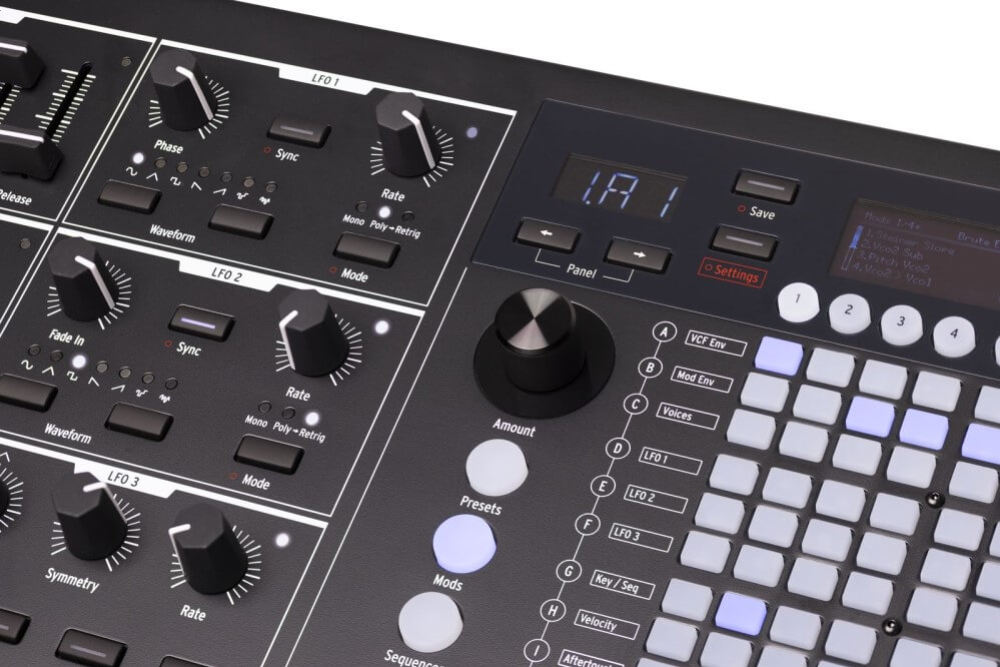 Arturia PolyBrute Noir Limited Edition 61 Key Analog Synthesizer