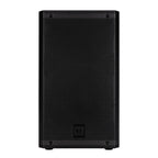 RCF ART 910-A 2100W 10-inch powered PA speaker showing a black speaker with control panel and sturdy stand mount