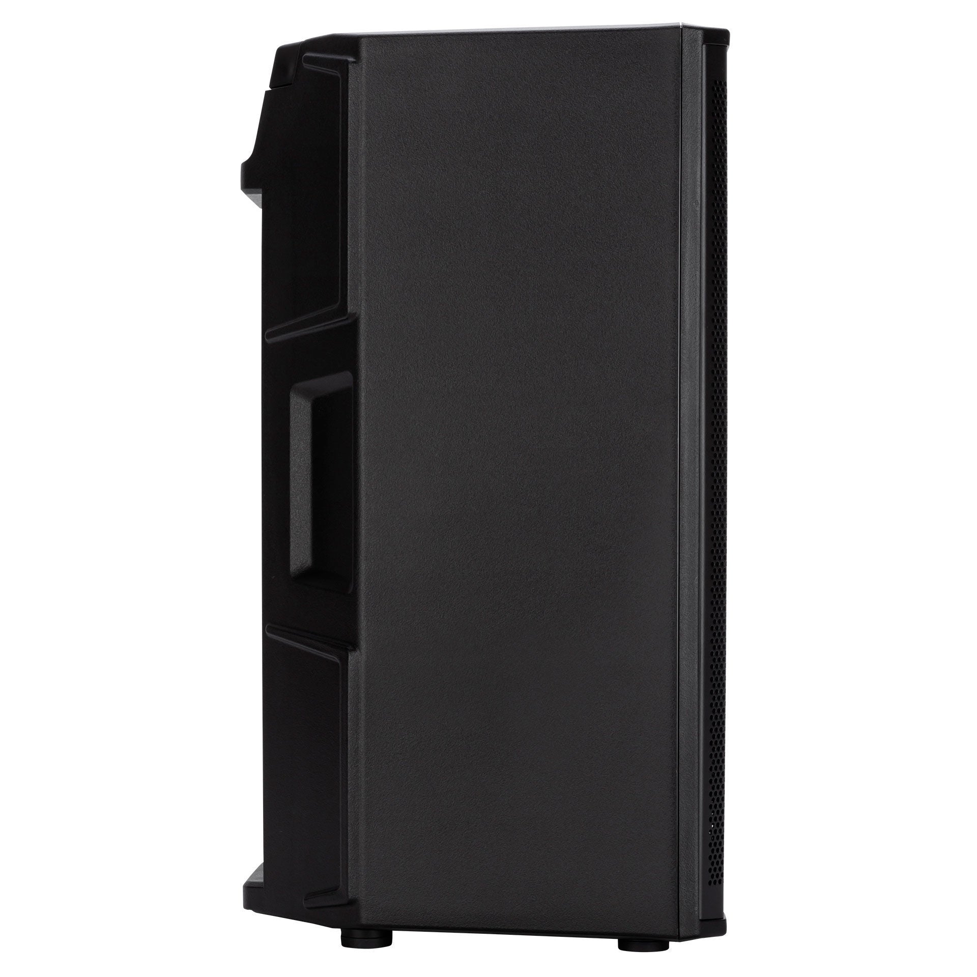 RCF ART 910-A 2100W 10-inch powered PA speaker with control panel and speaker grille in a professional audio setup.