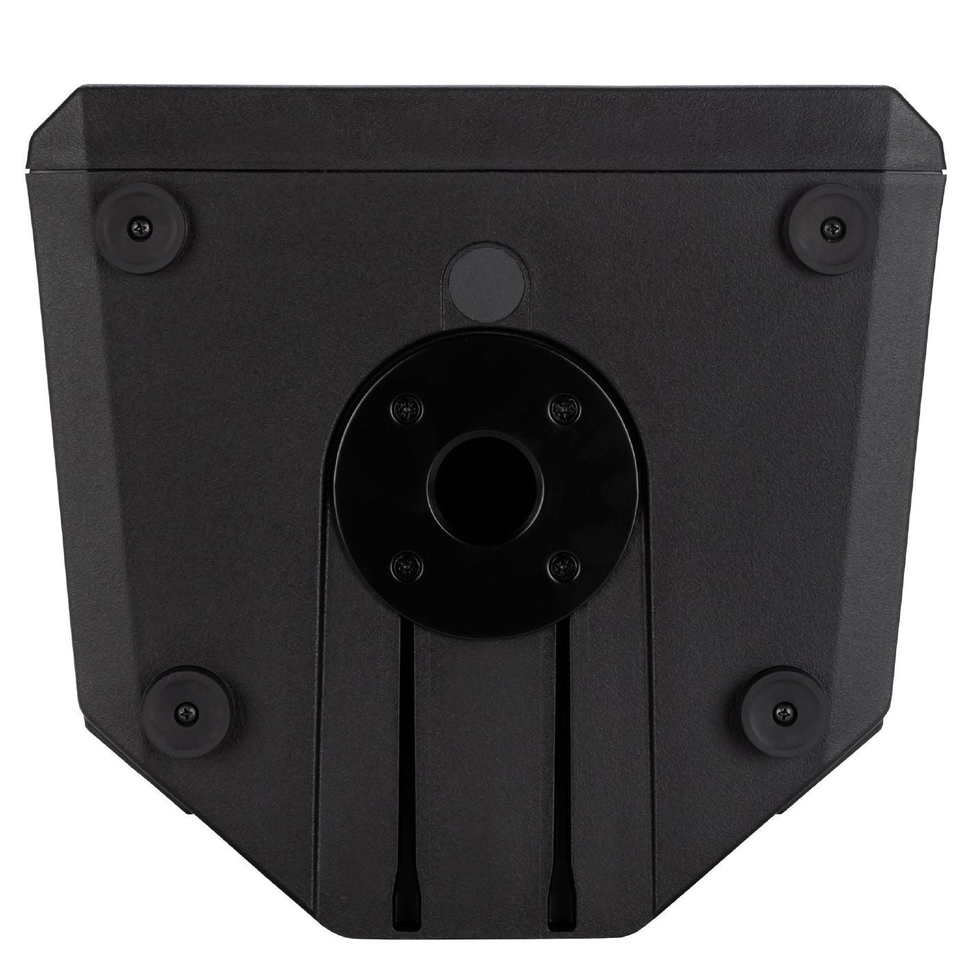 RCF ART 910-A powered PA speaker with a 10-inch woofer and 2100W amplifier, shown with control panel and speaker grille.