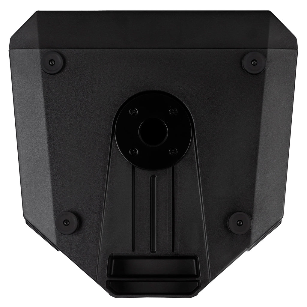 RCF ART 935-A 2100W powered PA speaker with a large speaker cone, control panel, and sturdy black enclosure.