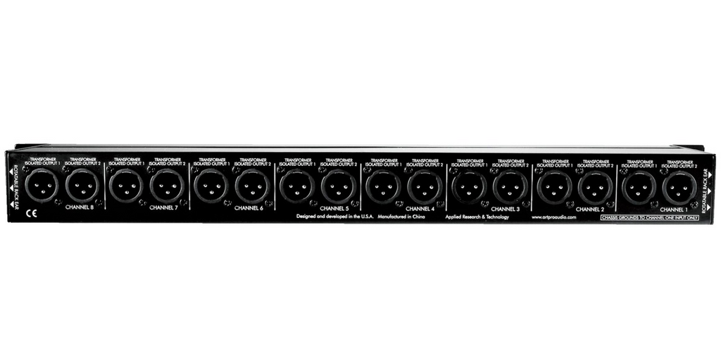 ART S8-3WAY Eight Channel High Performance 3-way Microphone Splitter