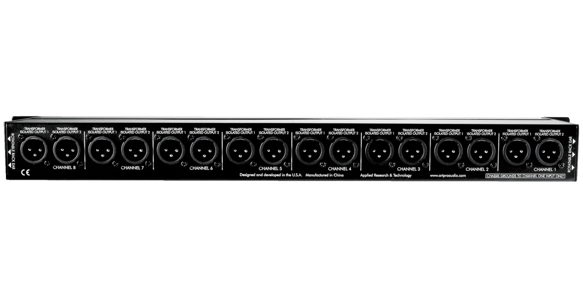 ART S8-3WAY Eight Channel High Performance 3-way Microphone Splitter