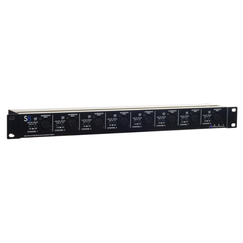 ART S8-3WAY Eight Channel High Performance 3-way Microphone Splitter