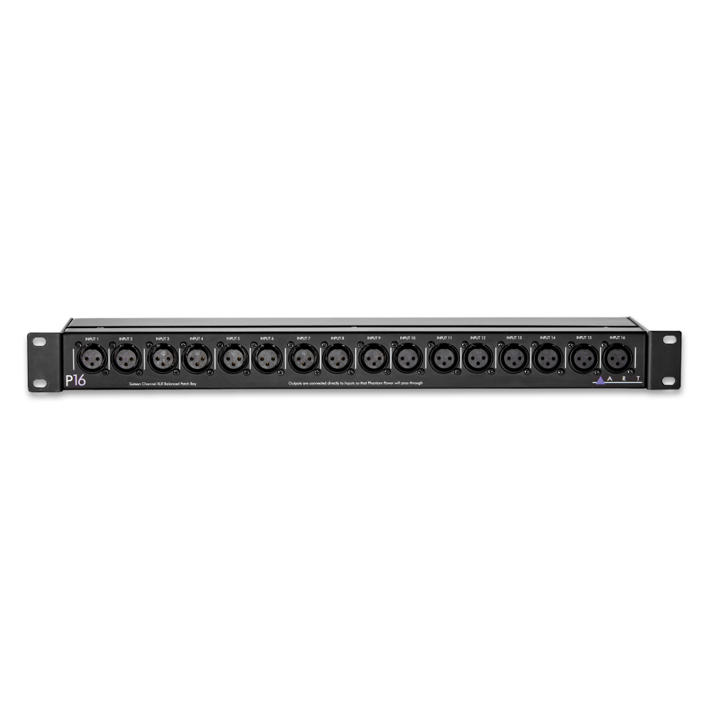 ART Sixteen Channel XLR Balanced Patch Bay