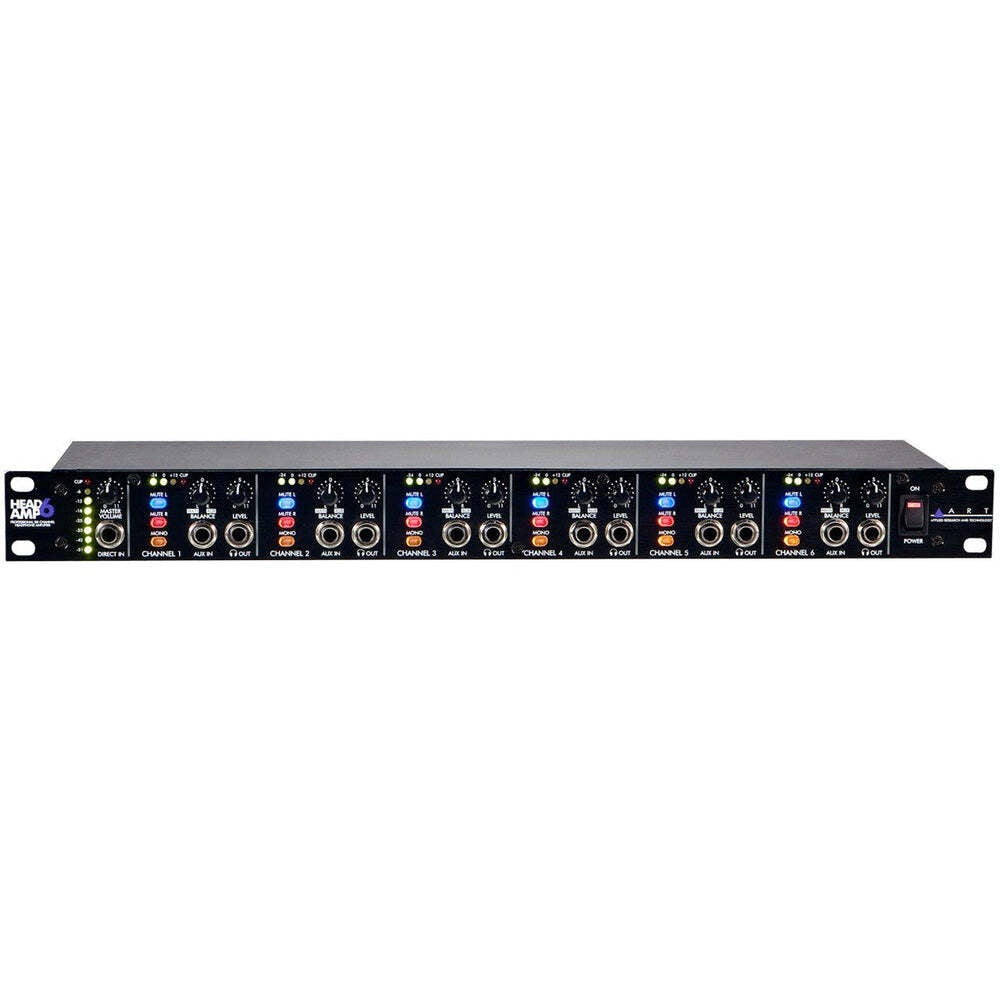 ART HeadAmp6 Professional Six Channel Headphone Amplifier