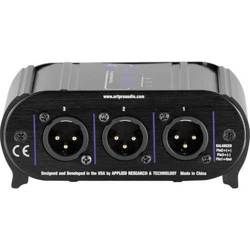 ART XPatch Three Channel XLR Balanced Patch Bay