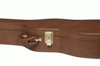 Gibson ES-335 original electric guitar hardshell case, sturdy black guitar bag with logo and secure handle for guitar storage.