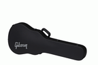 Gibson ES-339 modern electric guitar in a black hardshell case, showing the case's exterior with Gibson branding and sturdy handle.