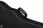 Gibson ES-339 modern electric guitar in a Gibson hardshell case, showing the case's exterior with padded handle and secure latches.
