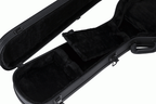 Gibson SG Bass guitar hardshell case with padded interior and sturdy exterior, designed for secure transport and storage of bass guitars.