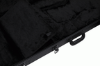 Gibson Explorer Modern electric guitar hardshell case with black exterior and padded interior for secure transport.