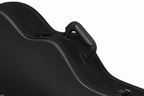 Gibson J185 Modern acoustic guitar hardshell case with padded interior and sturdy exterior for protection and travel.