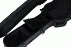 Gibson Les Paul Modern electric guitar in a hardshell case with padded interior, sturdy handle, and secure latches.