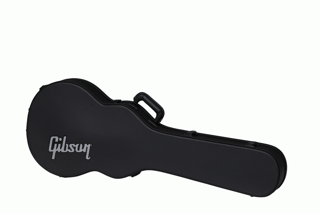 Gibson Les Paul Junior Modern electric guitar in hardshell case, with padded interior and sturdy exterior for protection.
