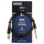 Ambertec Microphone Cable REAN XLR Female to 6.35mm TRS Plug 5m