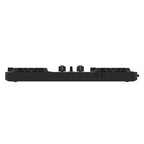 AlphaTheta DDJ-FLX2 compact 2-channel DJ controller with jog wheels, mixer knobs, and performance pads for DJing.
