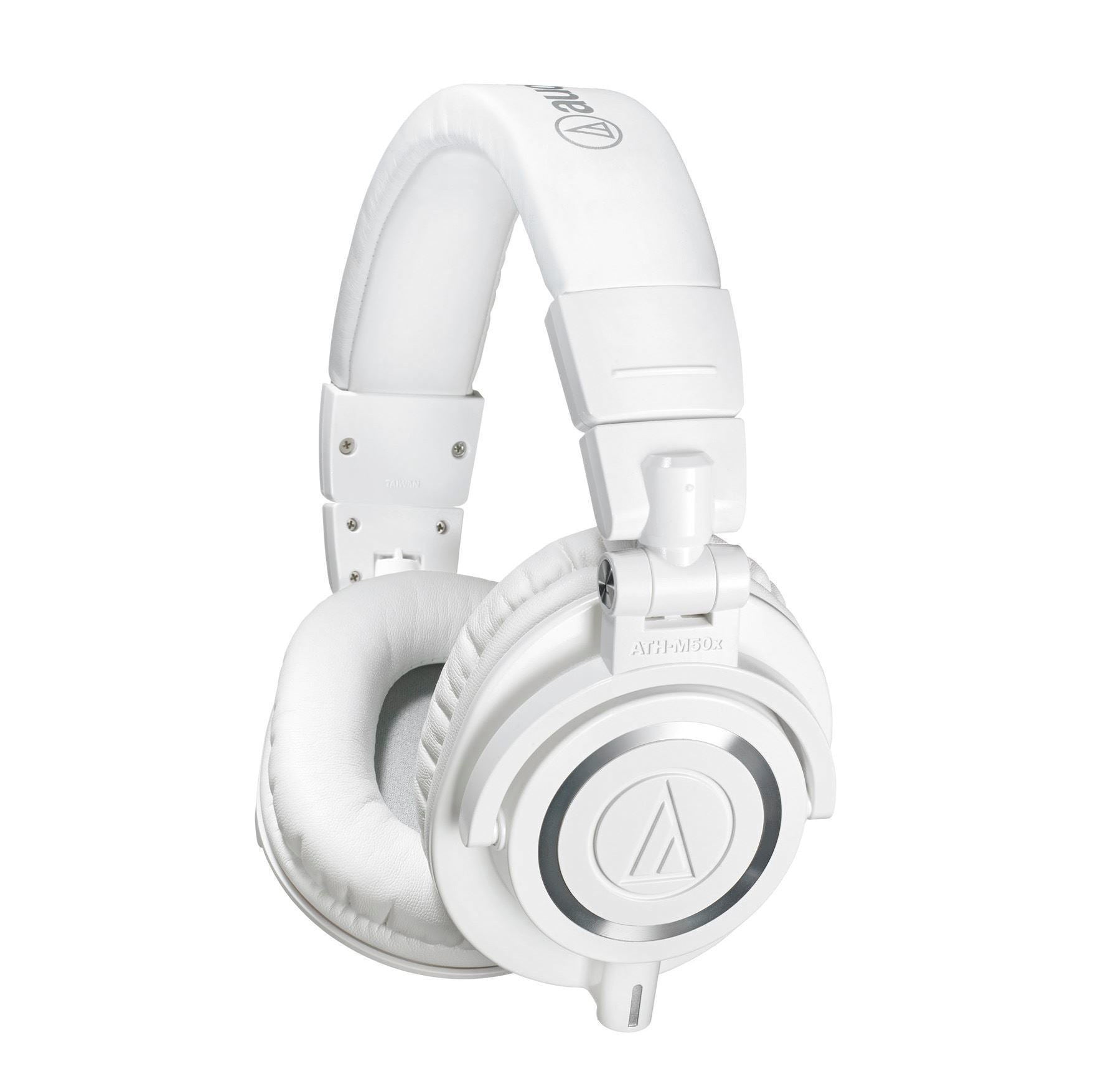 Audio-Technica ATH-M50x Studio Monitor Headphones White (ATHM50XWH)