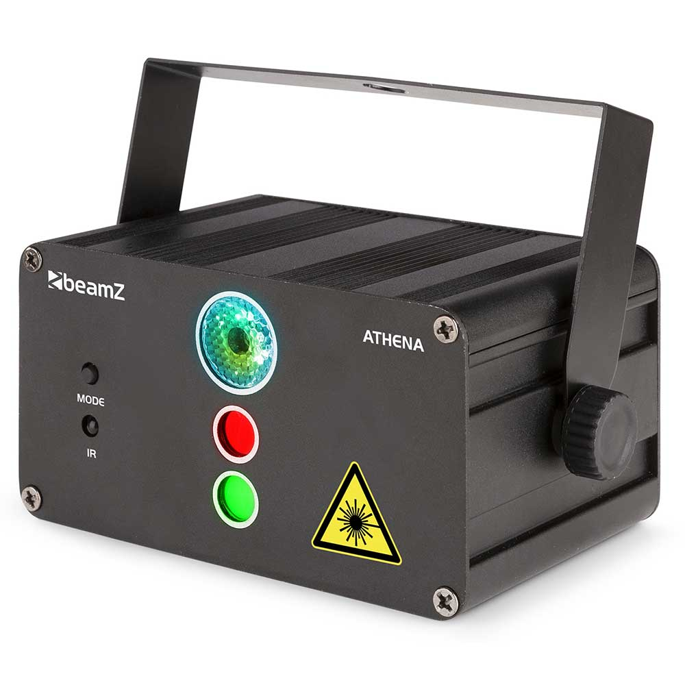 BeamZ Athena RG Gobo Laser System with Battery