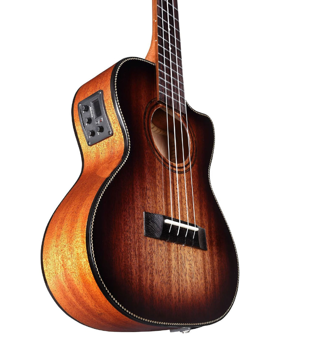 Alvarez AU66TCE Tenor Ukulele in Shadow Burst