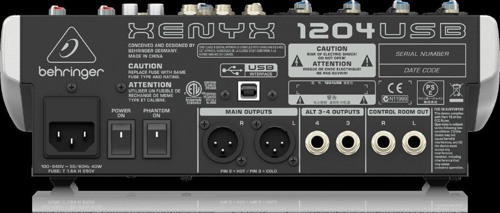 Behringer Xenyx 1204USB Mixer